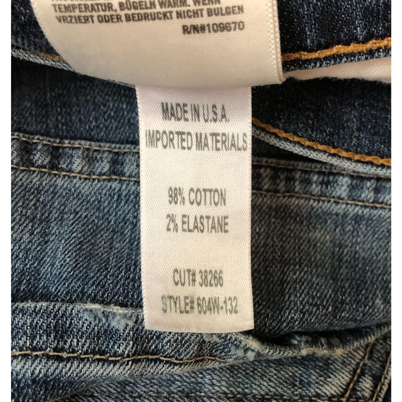 Citizens of Humanity, Sid, Men's Jeans, Size 36, Blue, Medium Wash, Straight Leg - Picture 9 of 11